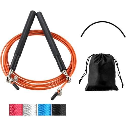 Speed Skipping Rope for Fitness Jumping Rope Boxing Conditioning Fat LossDouble Unders Exercises Wire Jump Rope