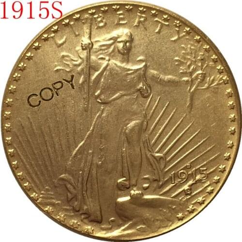 USA 1915-S $20 St. Gaudens Coin Copy
