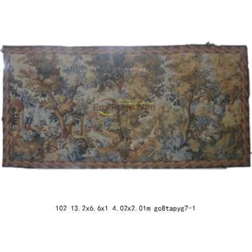 Aubusson tapestry wall hanging tapestry wall wool tapestry fabric tapestry big tapestry