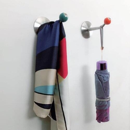 270C Billiard Pool Table Hook Self Sticker Cloth Hat Rack with Screw Kit Set Cue Accessories