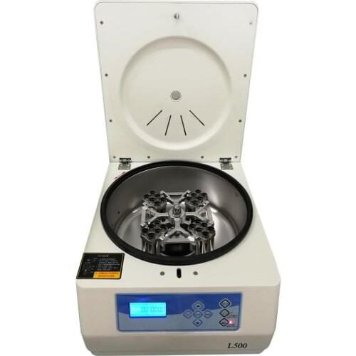 High Capacity Low Speed Desktop PRP Centrifuge Machine L500 with 4x50ml Swing Rotor
