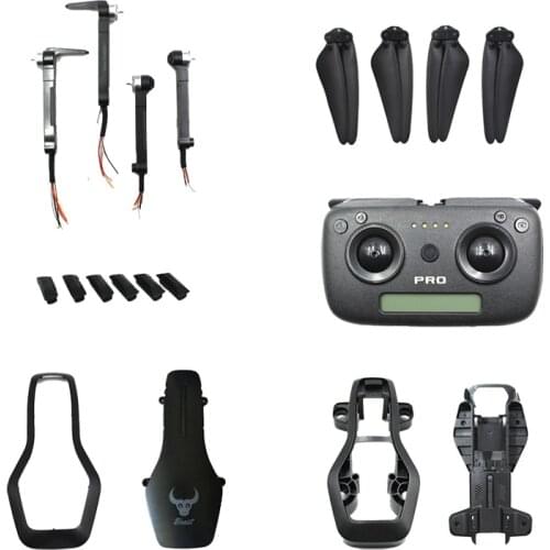 SG906 Pro/Pro 2 Spare RC Drone Parts Propellers For SG906 Motor Arm A B Front Rear Arm Body Shell Portable Bag for Mini Dron