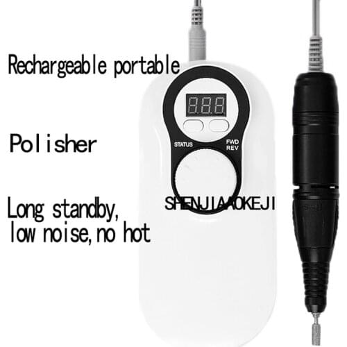 1pc Professional Nail polisher Recharger Unload nail polish Trimming nail Portable Electric grinding machine tool 220V/110V