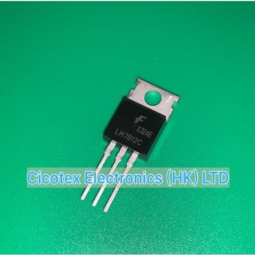 10pcs/lot LM7812CT TO220 LM 7812 C IC REG LINEAR 12V 1A TO220-3 LM7812-CT LM 7812C L7812C LM7812C T