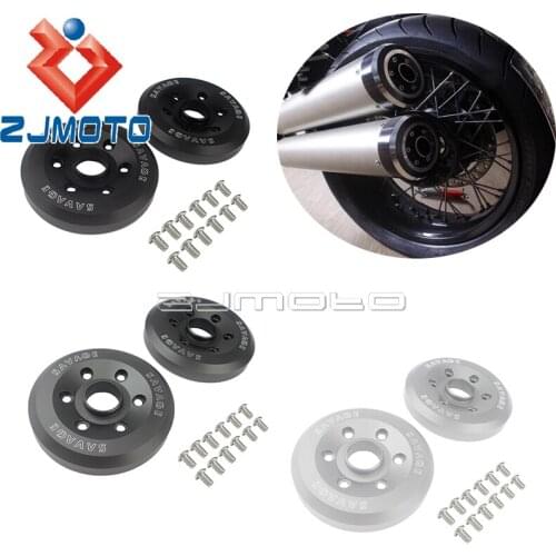 For BMW R NINE T R9T 2014 2015 2016 CNC Aluminum Exhaust Muffler Tip Cover Exhaust Pipe End Cap Motorcycle Accessories Custom