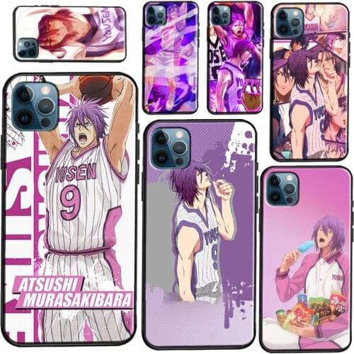 Murasakibara Atsushi anime Silicone Case For iPhone 12 11 Pro Max 7 8 Plus SE 2020 12 Mini X XR XS Max Back Cover