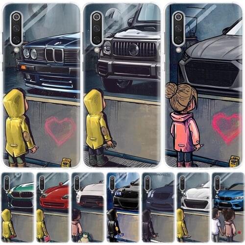 Boy See Sports Car Jdm Drift Cover Phone Case For Xiaomi Mi Note 10 11 9 8 10T 9T CC9 5X 6X Pocophone F1 X3 F2 Pro Lite A1 A2 A3