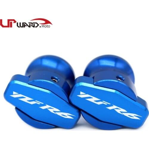 For YAMAHA R6 YZF R6 YZF-R6 YZFR6 1998-2013 2014 2015 2016 Motorcycle CNC Frame Stands M6 Screws Sliders Swingarm Spools Slider