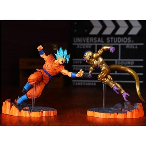 Anime Dragon Ball Z Manga Trunks Son Gokou Goku Fighers Super Saiyan Prince Vegeta Gohan Action Figure Model Collection Toy Gift