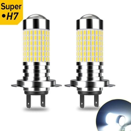 H7 H8 H11 H9 LED Fog Lights Bulb 9005 HB3 9006 HB4 Error Free Car DRL Lamp Canbus For Mercedes Benz W203 W211 W204 W210 W124 AMG