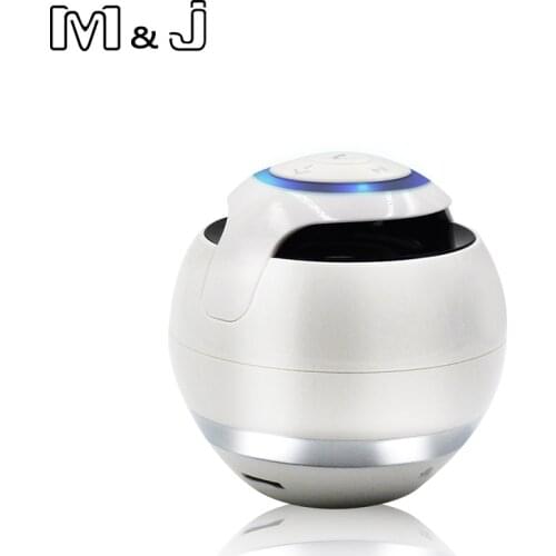 M&J A18 Portable Stereo Mini Bluetooth Wireless Speaker for Smartphone Tablet with Mic Hands-Free for Phone Support TF Card AUX