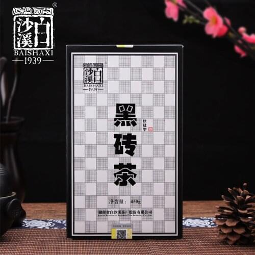 Anhua Baishaxi 2017 yr Instant Dark Chinese Tea Shortcut Tea Compressed 450g