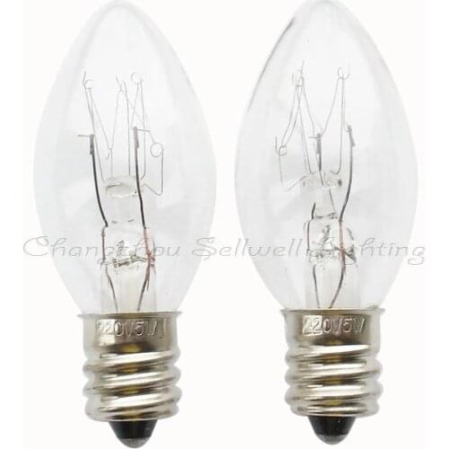 Miniature bulb C7 22x56 220v 5w A093 GOOD 10pcs