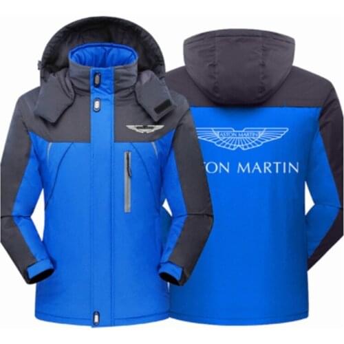 2021 NEW Winter Aston Martin Men Thick Waterproof Jacket Outdoor Jacket Warm Sport Windproof Fleece Windbreaker