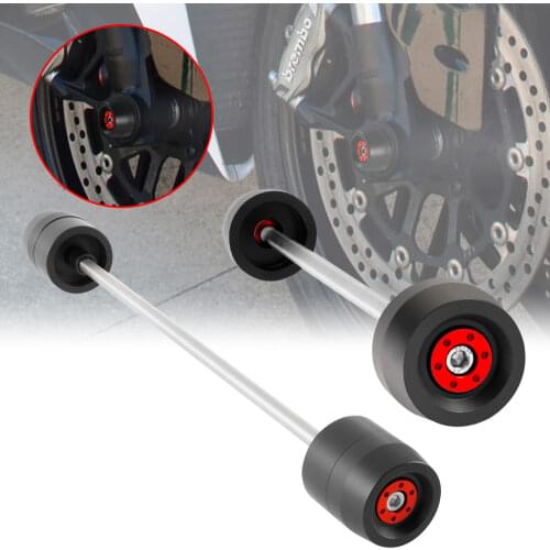 Motorcycle Front/Rear Fork Slider Crash Pads Falling Protector For BMW S1000RR 2010-2019 S1000R 2014-2019