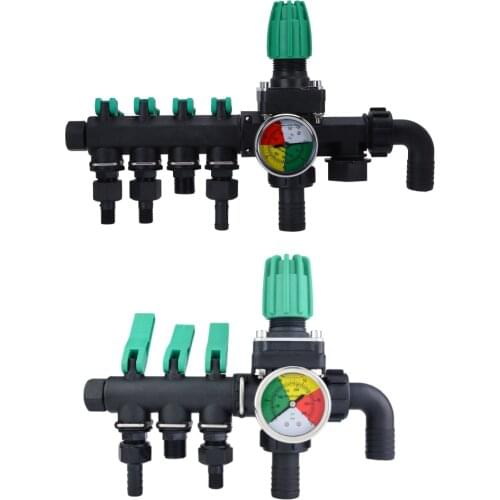 4 Way Water Splitter Agricultural Sprayer Control Valve Accessories for Agriculture