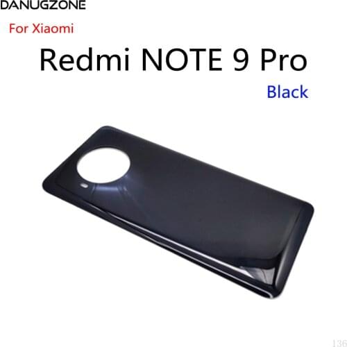 Battery Rear Cover For Xiaomi Redmi NOTE 9 Pro Glass Housing Case Back Panel Battery Cover