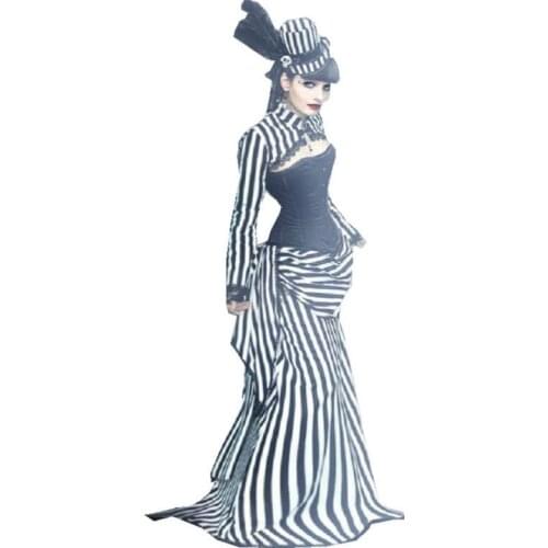 Customer-made! 17 Century Vintage Costumes Steampunk dresses Gothic Dress Renaissance Dresses Cosplay Halloween Dresses C-1198