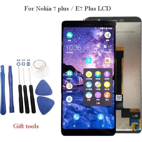 6.0" LCD For Nokia 7 plus / E7 Plus TA-1062 TA-1046 TA-1055 LCD Display Touch Screen Digitizer Replacment for Nokia E7 Plus LCD
