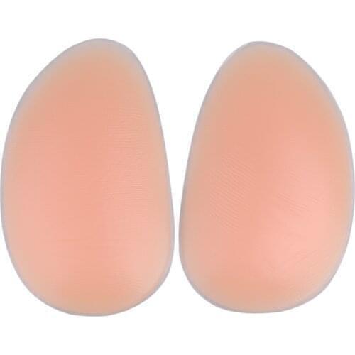 1 Pair Adult Buttock Enhancing Thick Pads Removable Soft Silicone Contour Hip Shaper Padding Push Up Insert Enhancer Cushion