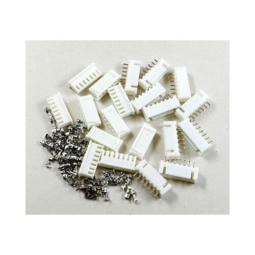 10 Pairs 7-Pin / 6S Balance Charging Connector JST-XH2.5 2.5MM male female pins