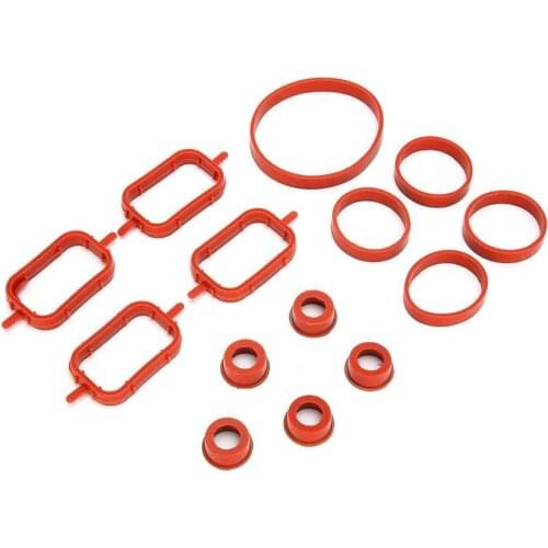 14Pcs/Set Intake Manifold Kit Fit for BMW M57 M47 E87 E46 E90 E91 E92 E93 E39 E60 6-Cylinder Diesel Engine