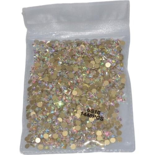 1440pcs Crystal AB Glass Nail Rhinestones DIY Nail art decorations Manicure tools Accessories