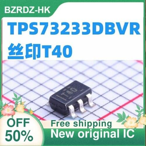 2-10PCS/lot TPS73233DBVR T40 3.3V SOT23-5 SO70-5 New original IC