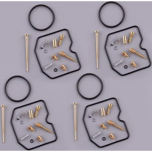 4 Sets Carburetor Repair Kit Gasket Motorcycle fit for Suzuki KEF300A/B Lakota 300 Prairie KLX250D KLX250R ZR550B Zephyr 18-2639