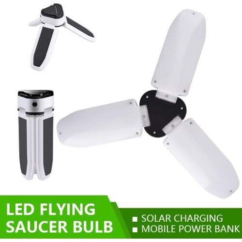 60LED Solar Light Bulb USB Recharge Portable Light Magnet Foldable Lamp For Camping Hiking Emergency Solar Led Lantern Lights