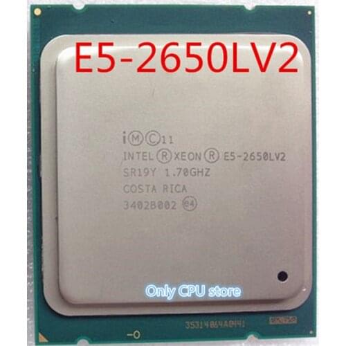 Free shipping Intel E5-2650L V2 10-Core 1.7GHz LGA2011 CPU Processor E5-2650LV2