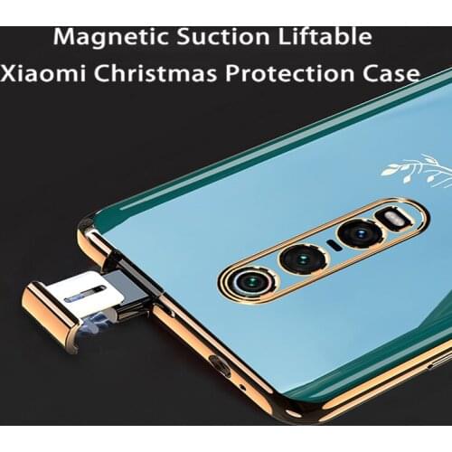 Soft TPU Lift Mobile Phone Case For Xiaomi Redmi RM K20 9T K30 Pro Christmas Gift Smooth GKK Anti-Knock Protective Back Cover