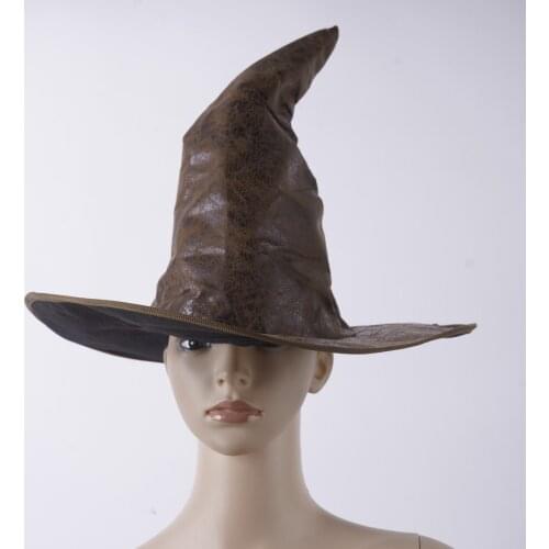 Party Hat Halloween Cospaly Witch Sorceress Hat Hallowen Fancy Dress Party Costume Accessory Fashion Pointed Hat Party Supplies