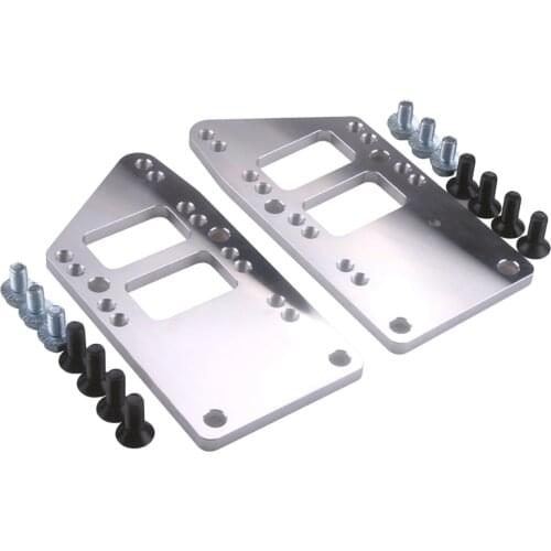 LS Engine Mounts Billet Aluminum LS Adapter Plates Kit LS Conversion Mount for Chevrolet Chevelle Camaro Nova