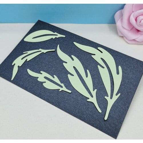 Five Leaves Metal Cutting Dies Scrapbooking Embossing Folders For DIY Album Card Making Craft Stencil Greeting Photo Paper