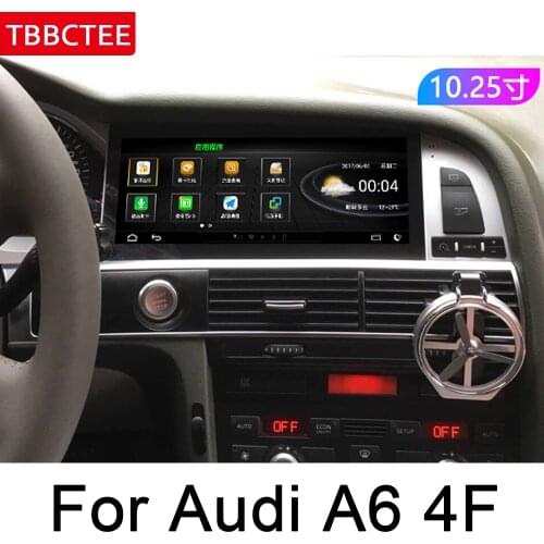 For Audi A6 4F 2010~2011 MMI 10.25" HD Screen Stereo Android Car GPS Navi Map Original Style Multimedia Player Auto Radio wifi