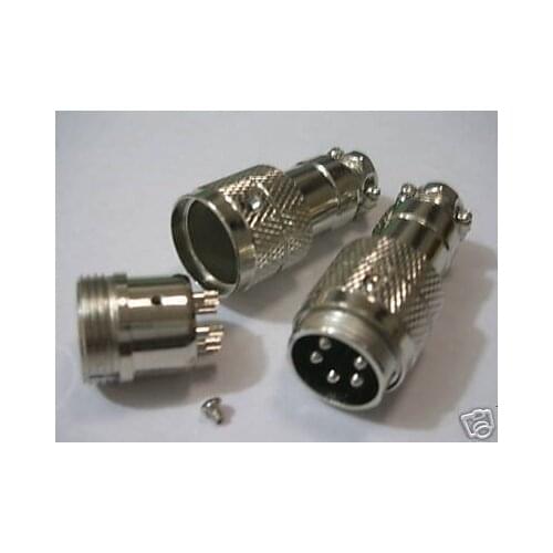 Male Microphone 5 Pin Connector for Ham Radio B5P