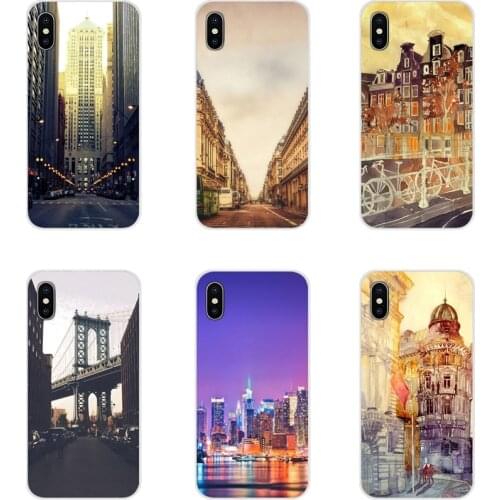 Soft Cases Famous architectural Chicago PARIS Building For Apple iPhone X XR XS 11Pro MAX 4S 5S 5C SE 6S 7 8 Plus ipod touch 5 6