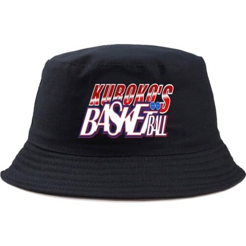 New Kurokos Basketball Printing Bucket Hats For Women Men Cap Outdoor Sports sun protection Unisex Cap