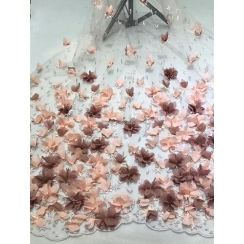 New beaded beading sequins wedding dress lace fabric silver super shinny gown lace fabric,high quality lace