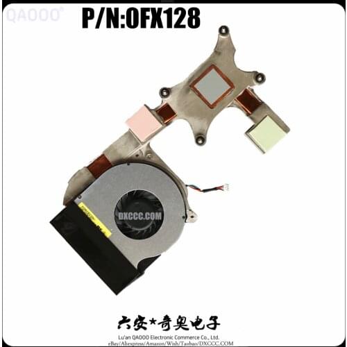 New Original For Dell Latitude E6400 Cpu Cooling Fan With Heatsink DFS531005MC0T F750 P/N:0FX128