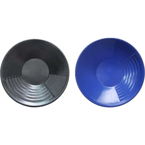 2Pcs Plastic Gold Pan Basin Nugget Mining Dredging Prospecting for Sand Gold Mining Manual Wash Gold Panning Equipment