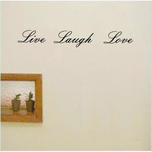 Live Laugh Love Wall Sticker Vinyl Lettering Quote Removable Decal Home Decor