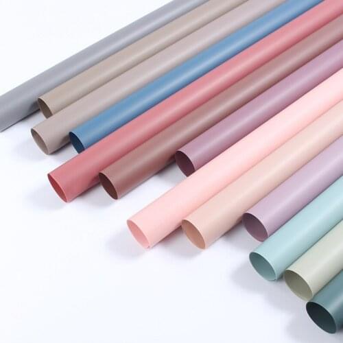 20M/roll Solid Color Static paper Flower Wrapping Paper Waterproof Rose bouquet wrapping Paper Gift Florist Wedding Arrangement