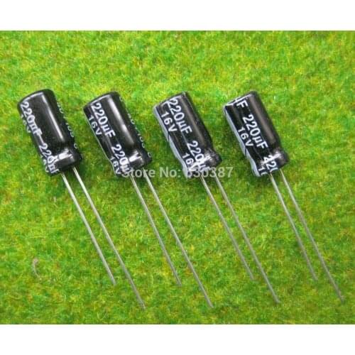 DR01 50pcs Super Capacitor 220uF 16v for Wagon Lighting NEW