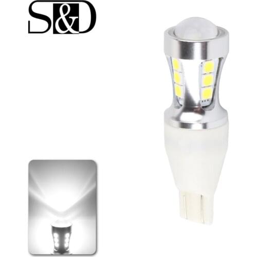 T15 Led Bulb Canbus OBC Error Free Interior Emitter LED 921 912 W16W Car lamps External Auto Lights 18-SMD 3030 6000K White