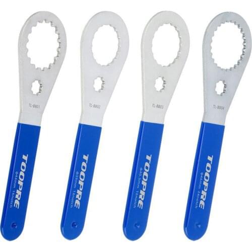 Bike Bottom Bracket Wrench Aluminum Alloy Rubber Grip 16-Notch Spanner