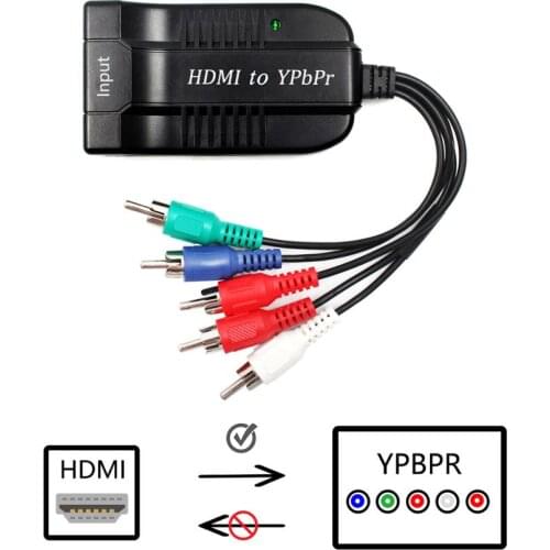 1080P HD Clear HDMI To SCALER RGB Component YPbPr video and R/L audio Adapter Converter