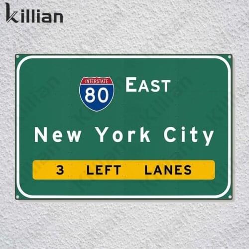 Vintage Metal Plaque City Metal Painting Metal Poster Travel Metal Plate Bar Club Kitchen Farmhouse Wall Metal Decoration