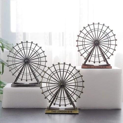 Iron Ferris Wheel Home Decoration Accessories Desk Decoration Gift
